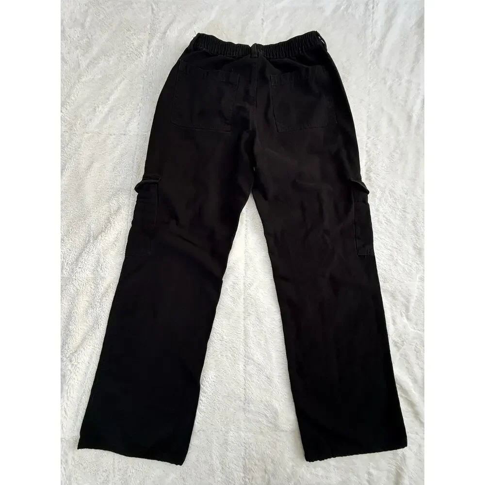 Aeropostale Utility Cargo Black Pants Women’s Size Small 28x30 Black - Picture 6 of 6